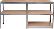 Görseli Galeri görüntüleyiciye yükleyin, 5 Tier Racking Shelf Heavy Duty Garage Shelving Storage Shelves 180 x 90 x 40cm