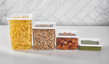 Load image into Gallery viewer, Rectangular Food Storage Box 4 Piece Set