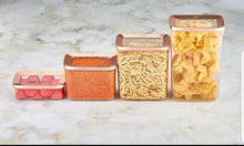 Görseli Galeri görüntüleyiciye yükleyin, Rectangular Food Storage Box Copper 4 Piece Set
