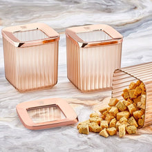 Görseli Galeri görüntüleyiciye yükleyin, Square Copper Storage Box 3x800ml
